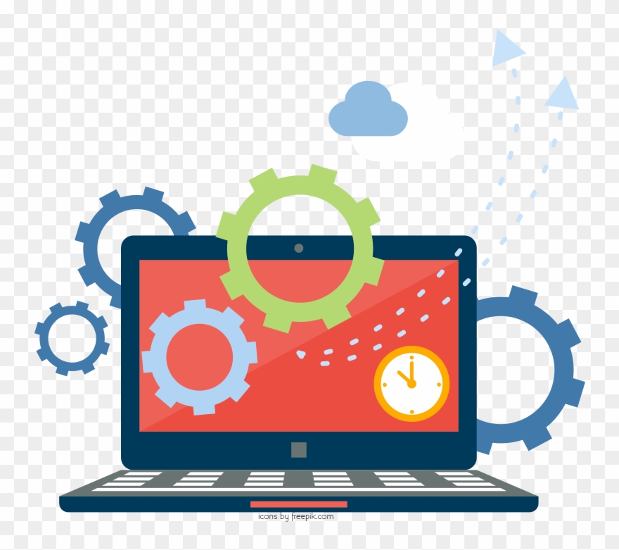 Custom Software Development New York Database Service Clipart