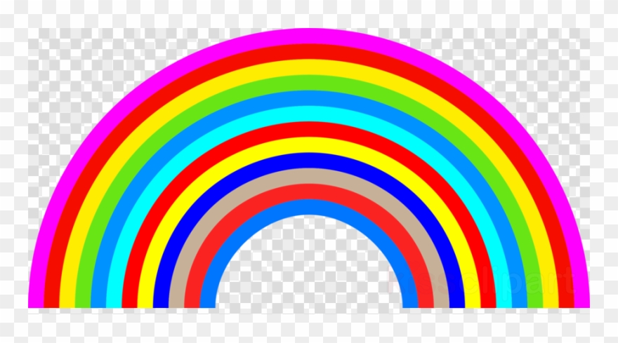 Rainbow Clipart Rainbow Yellow Clip Art - Png Download