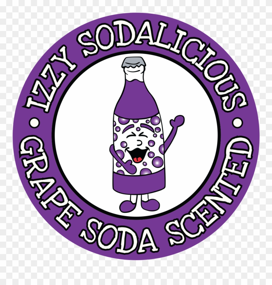 Grape Soda Whiffer Sticker Scratch & Sniff Stickers Clipart