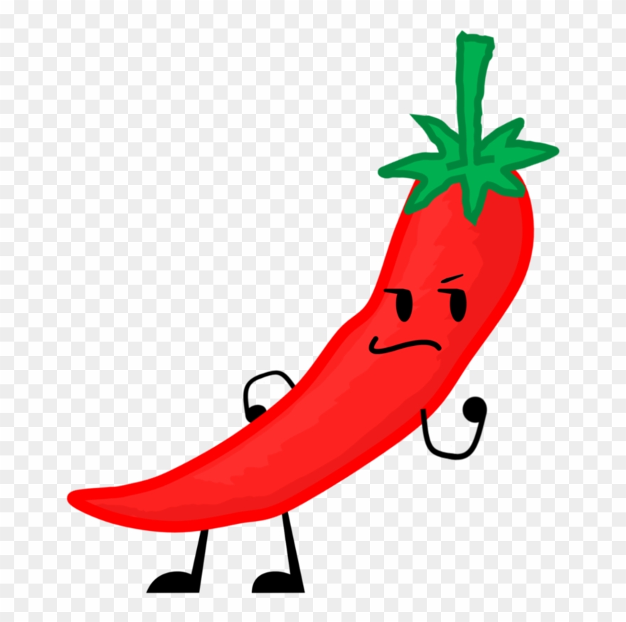Capsicum Clipart Red Colour Object - Png Download