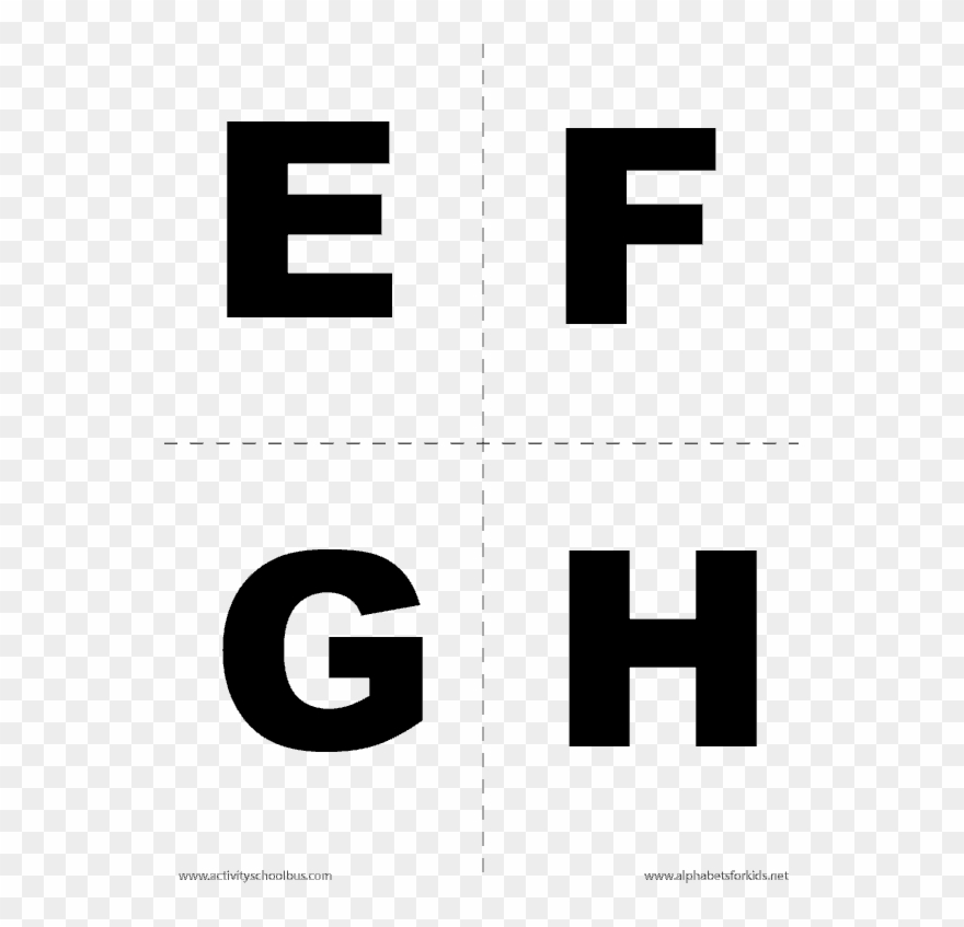 Alphabet Flash Cards Printable Black And White With Clipart