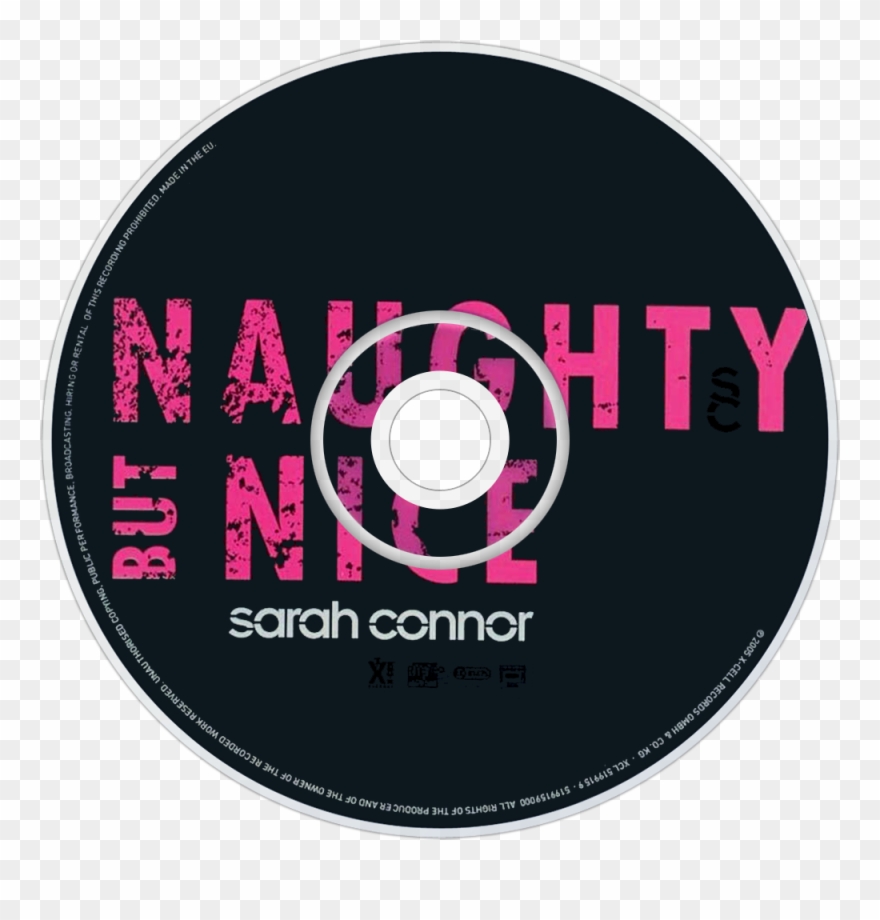 Sarah Connor Naughty But Nice Cd Disc Image Clipart