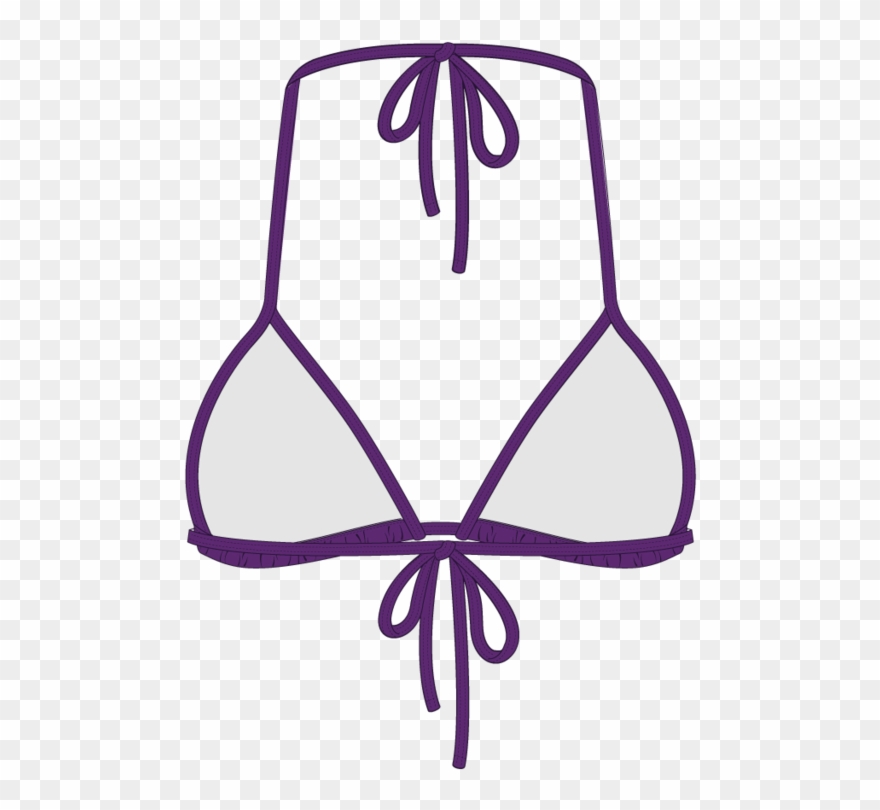 Violet Bikini Top Ii Clipart