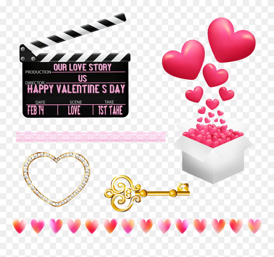 Valentine Clip Art 3868482 1280 - Png Download