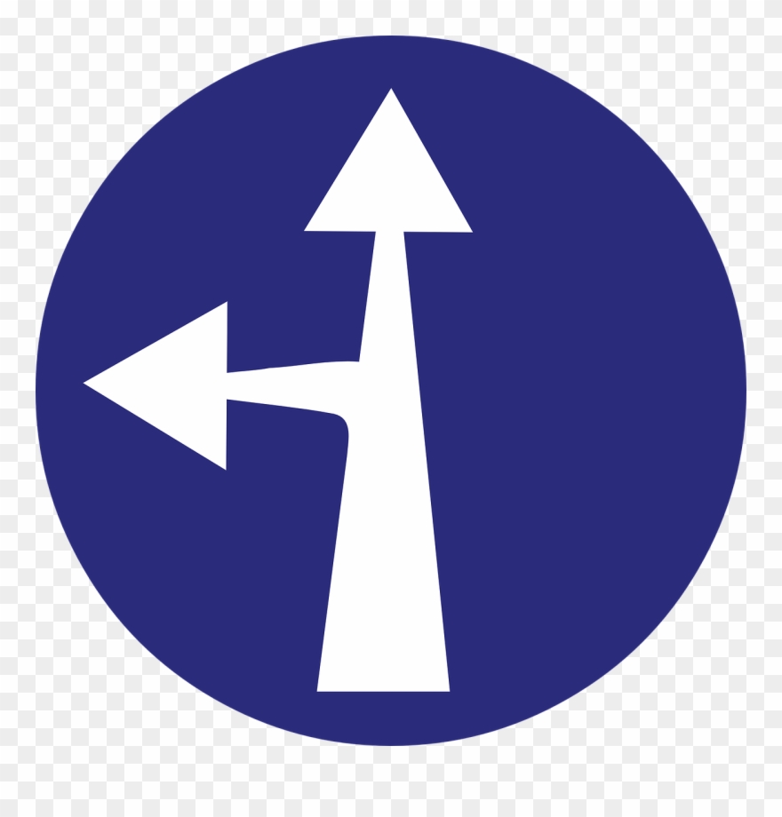 Arrow Direction Road Sign Png Image With Road Sign Clipart