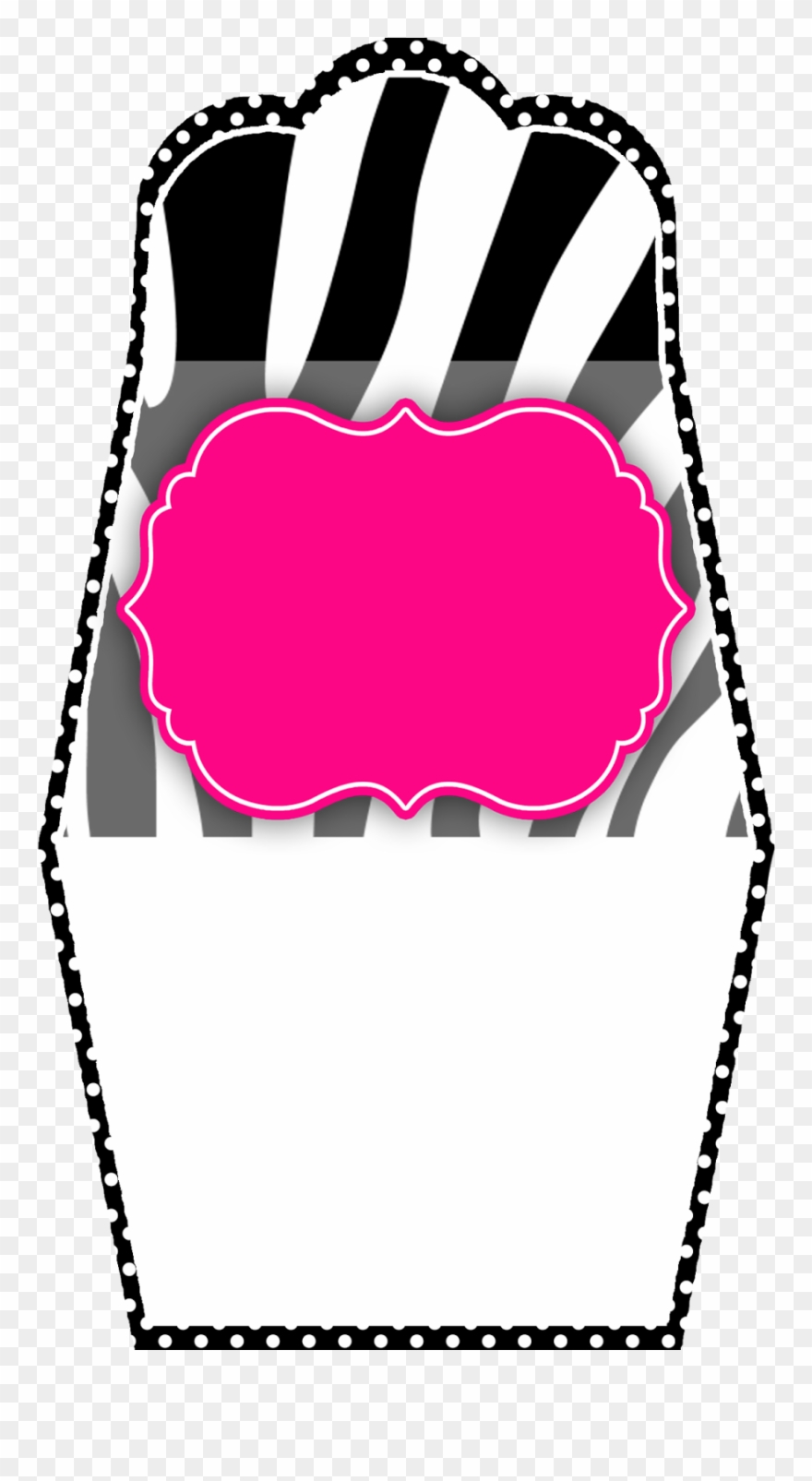 Zebra And Pink Clipart