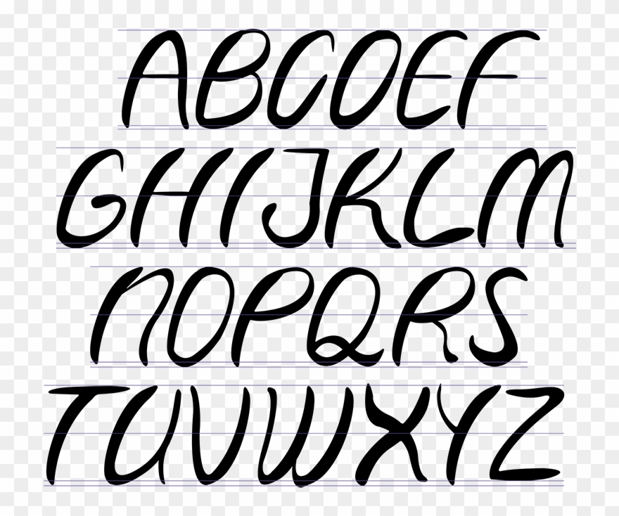 Decade Type Specimen With Lines Showing The Cap Height Clipart