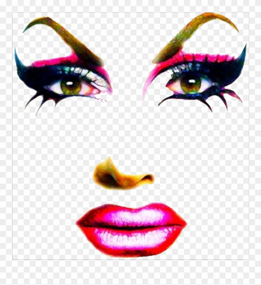 Dragqueen Face Makeup Rupaulsdragrace Freetoedit Clipart