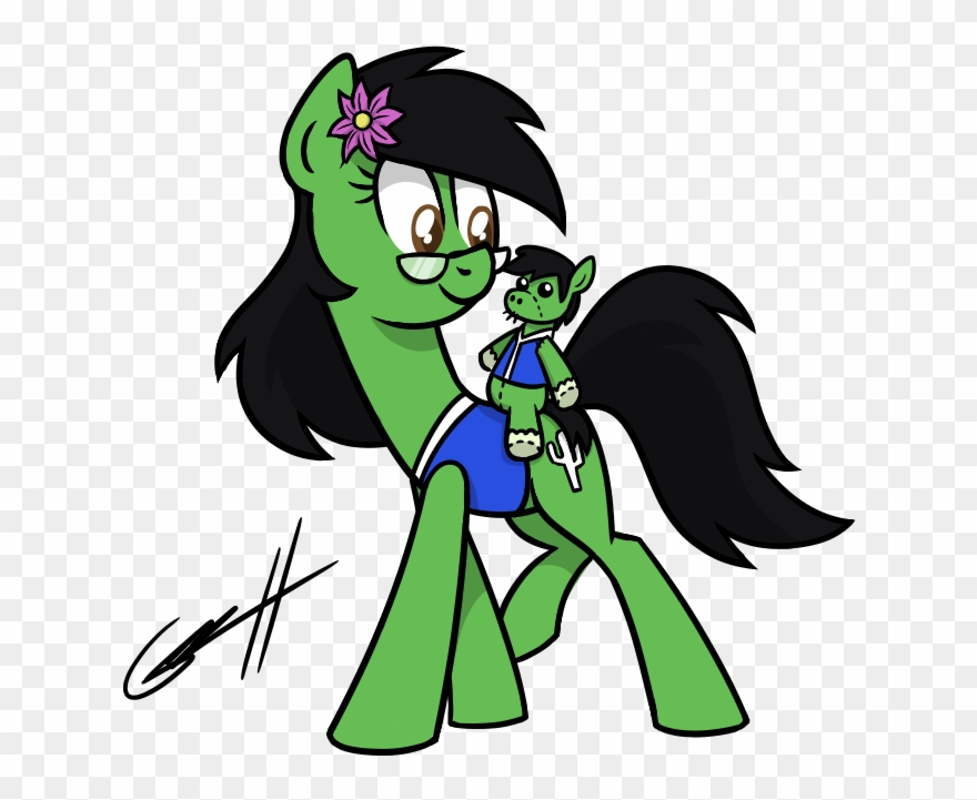 Gearholder, Earth Pony, Flower In Hair, Glasses, Oc, Clipart