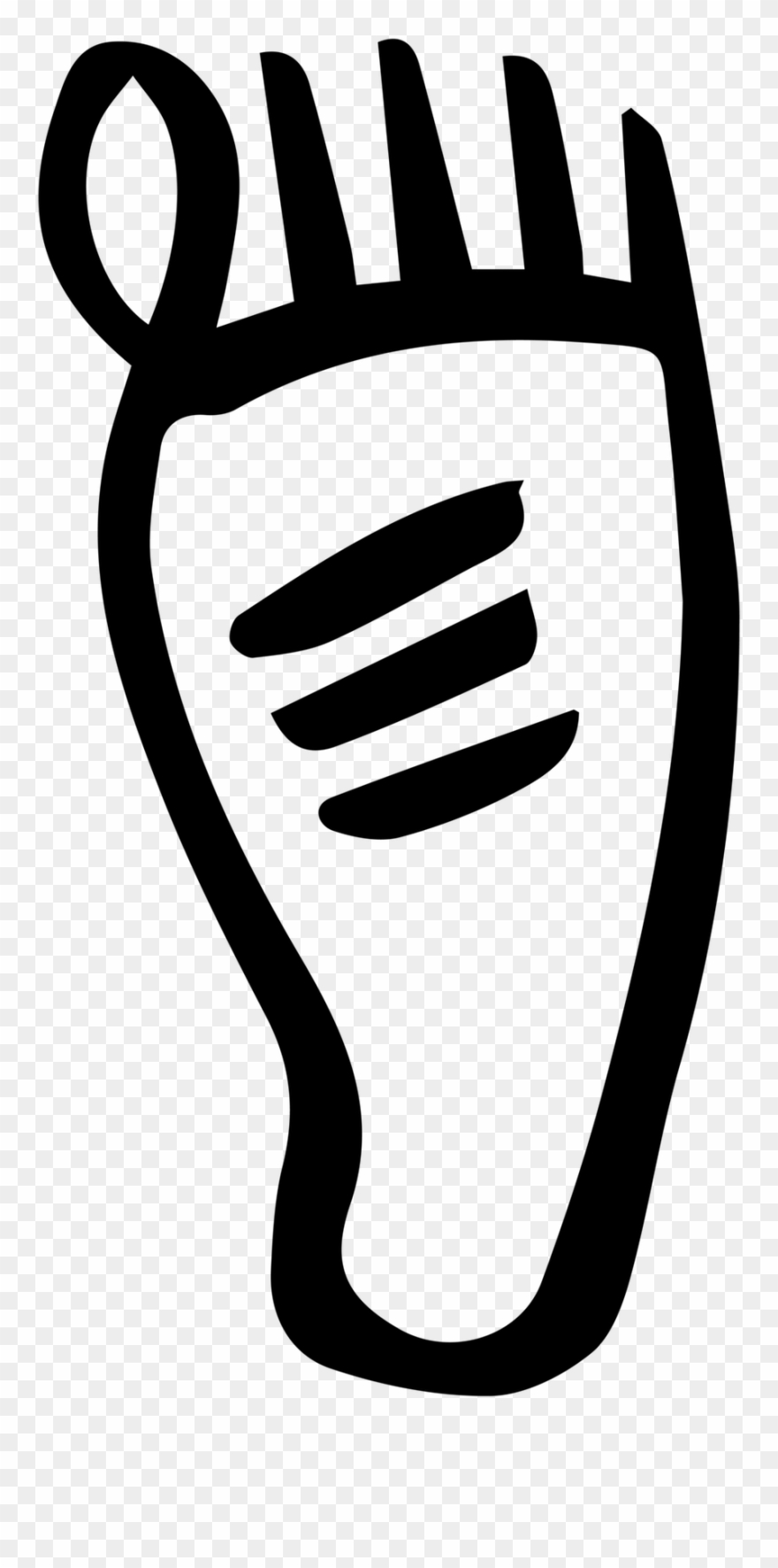 Foot Hair Clipart