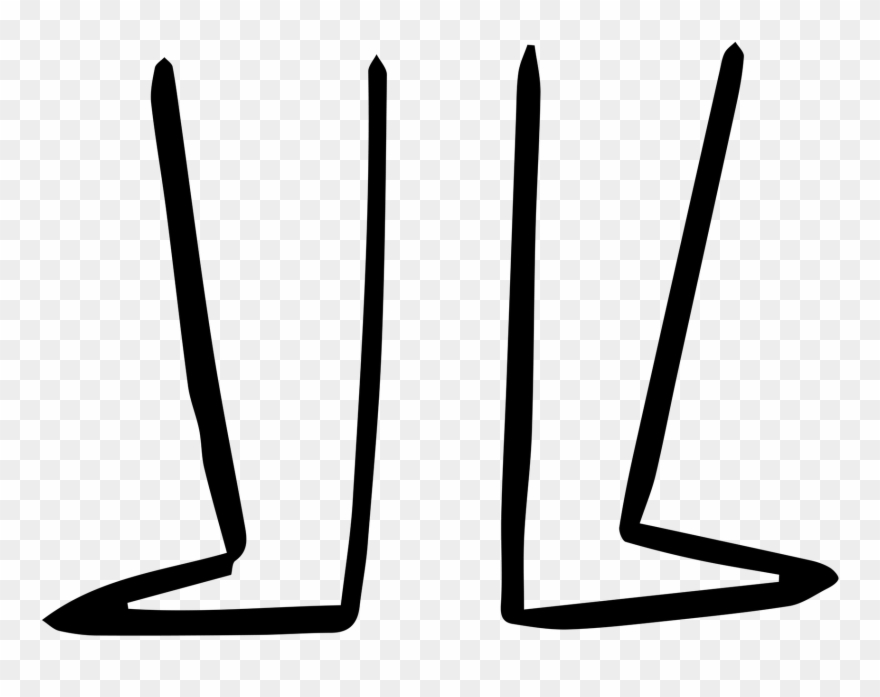 No Leg Hair Clipart
