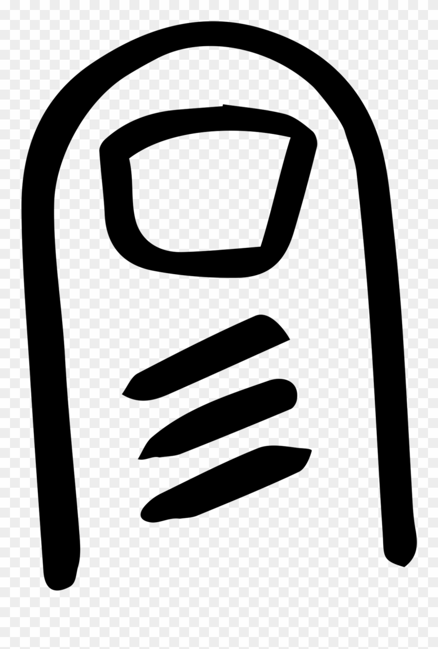 Toe Hair Clipart