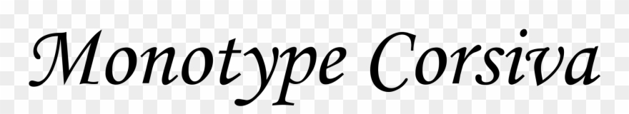File Monotype Wikimedia Commons Png Monotype Corsiva Clipart
