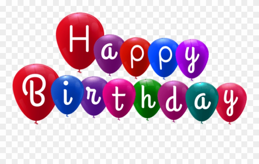 Download Happy Birthday Balloons Png Png Images Background Clipart