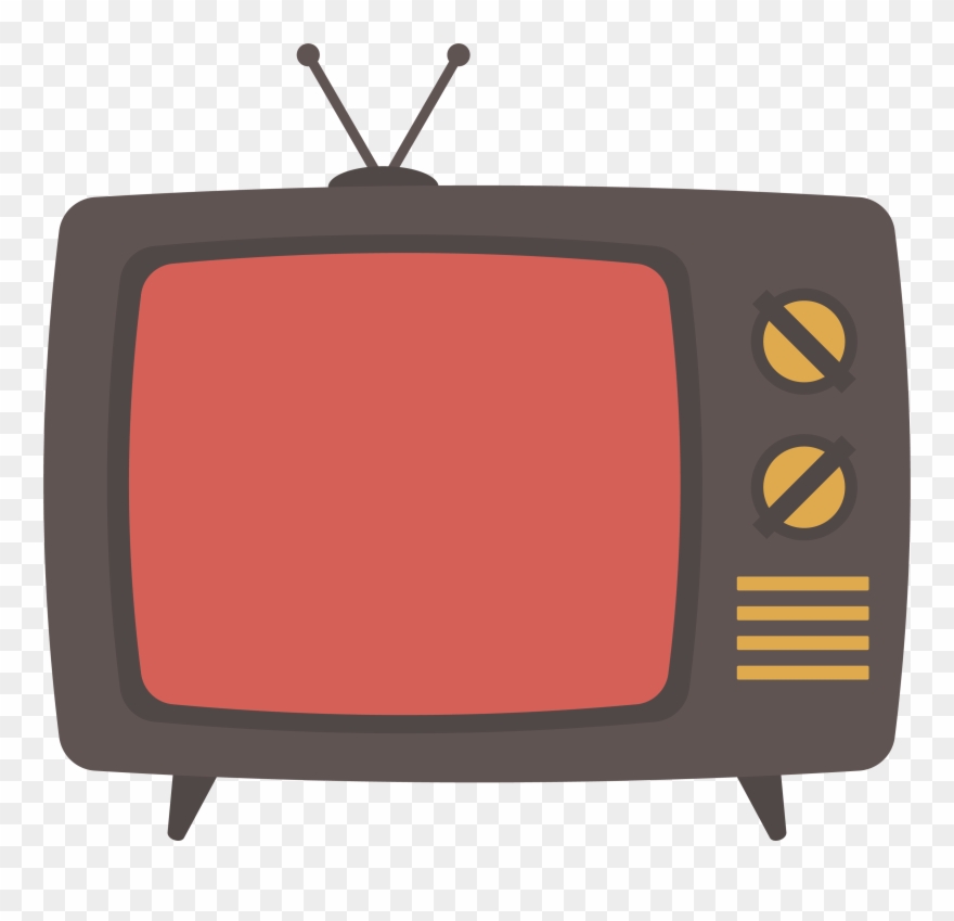 Image Transparent Stock Media Clipart Tv Set - Png Download