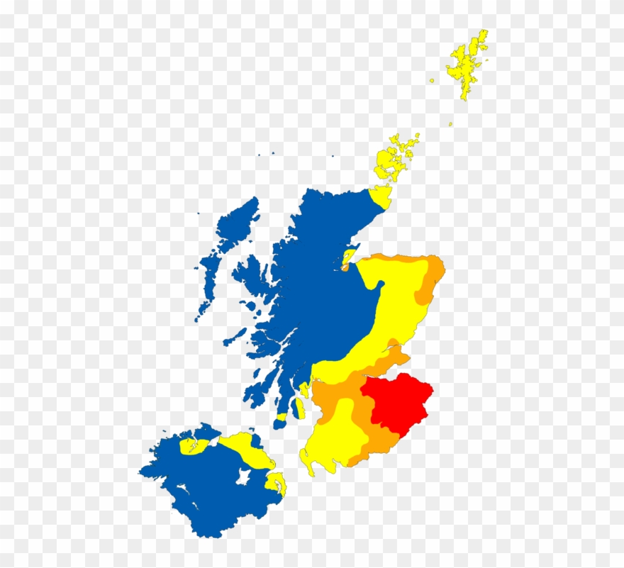 The Growth And Distribution Of Scots In Scotland And Clipart