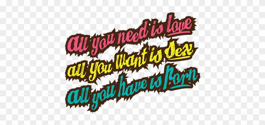 All You Need Is Love Clip Art - Png Download