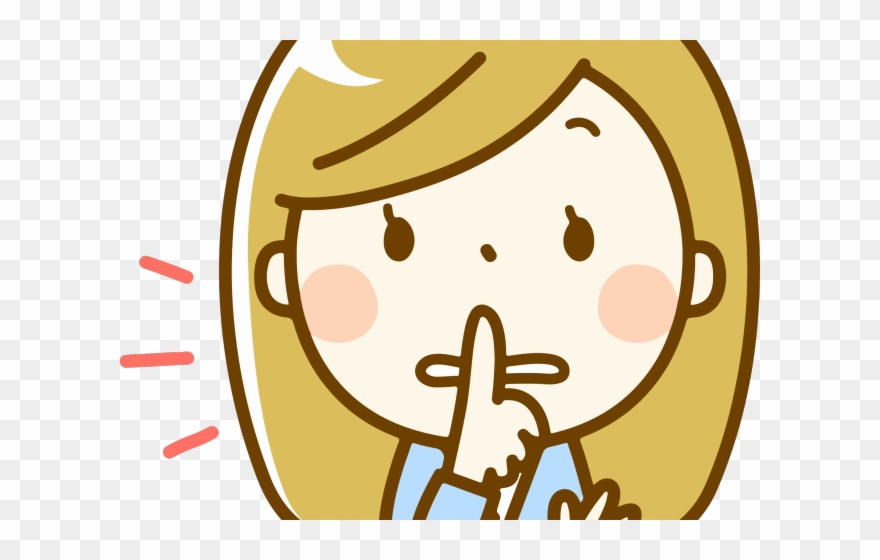 Library Clipart Shhh - Png Download