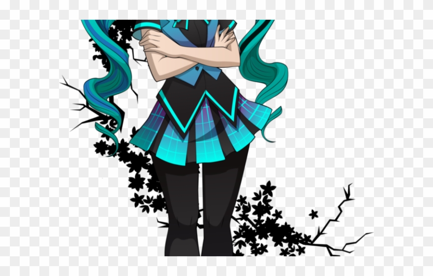 Hatsune Miku Clipart B Who I Want 2 B - Png Download
