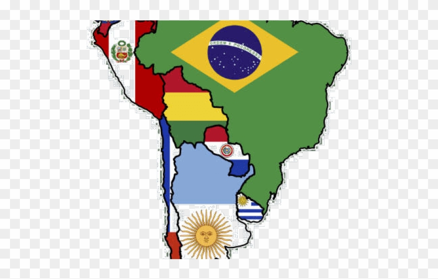 South America Clipart Latin America - Png Download