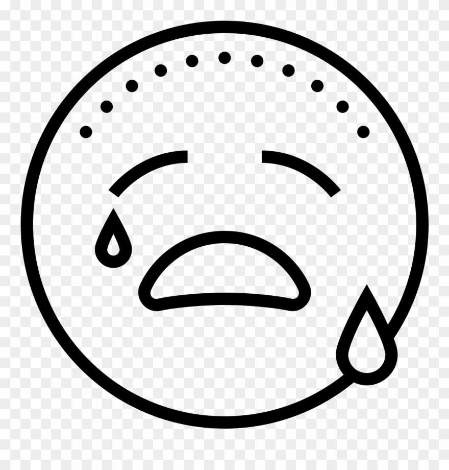 It Is A Smiley Face Crying Clipart