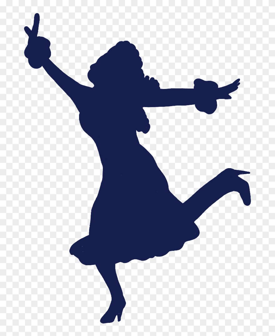 Matilda Matildathemusical Blue Shadow Shilouette Women Clipart Pinclipart