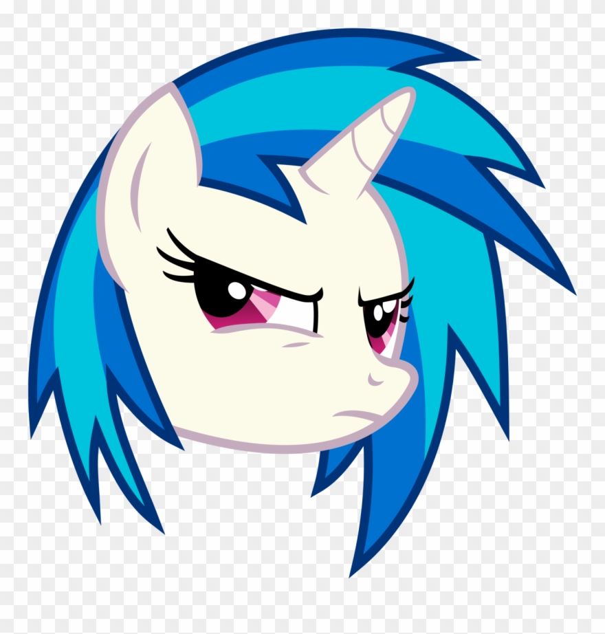 Vinyl Scratch Mad Clipart
