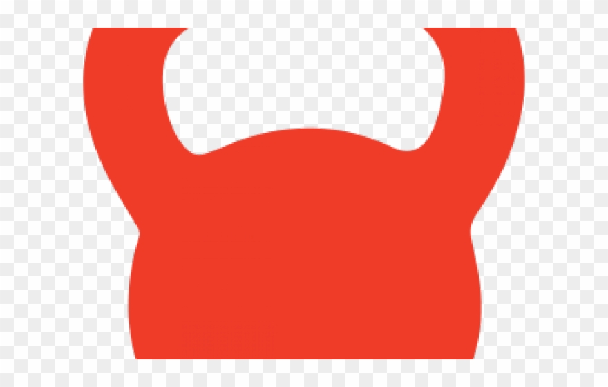 Red Clipart Kettlebell - Png Download