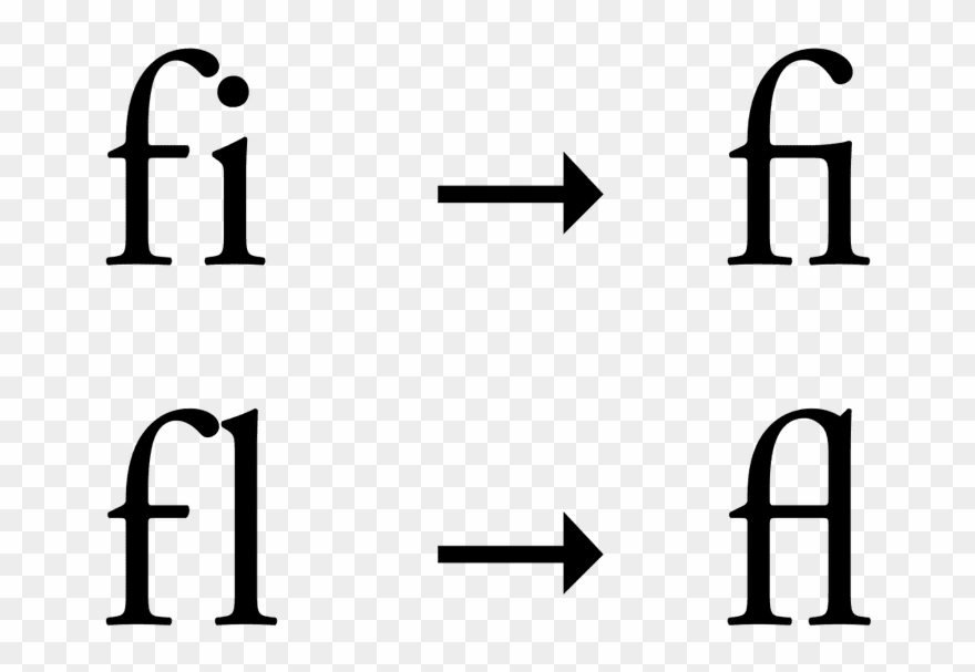 What Is Ligature In Clipart