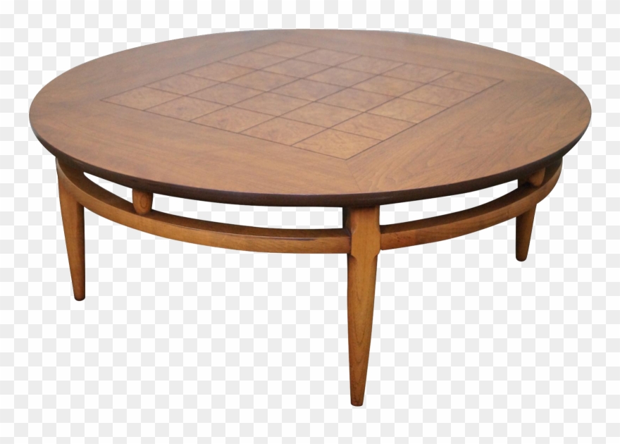 Mid Century Modern Tier Lane Coffee Table, Brass Lantern Clipart