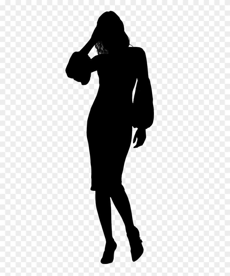 Fashion Model Modeling Pose Posing Dress Dresses Sillou Clipart