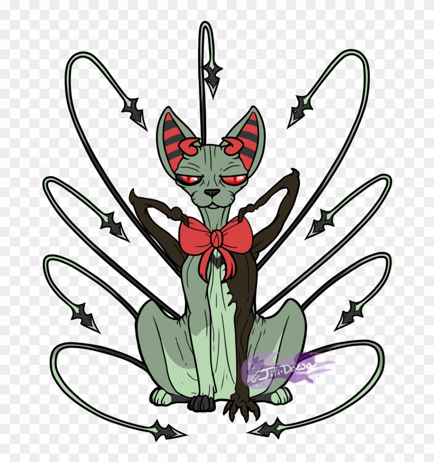 Fashionista Of Nine Tails Clipart