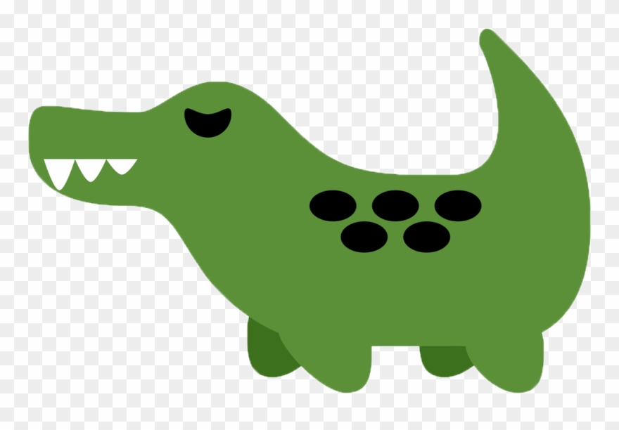 Croc Is Happy When You Are Happy Clipart