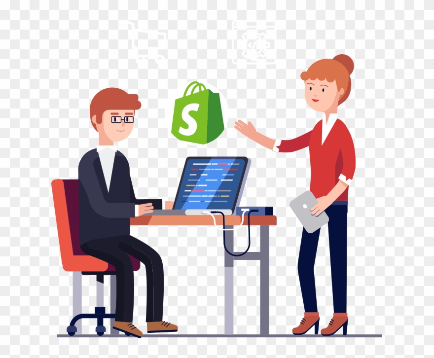 Shopify Design And Development Clipart