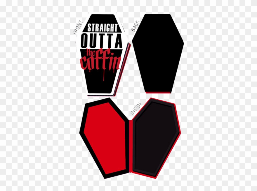 Straight Outta Tha Coffin Magnetic Palette Clipart