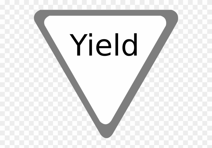 Yield Clip Art At Clkercom Vector Online - Png Download