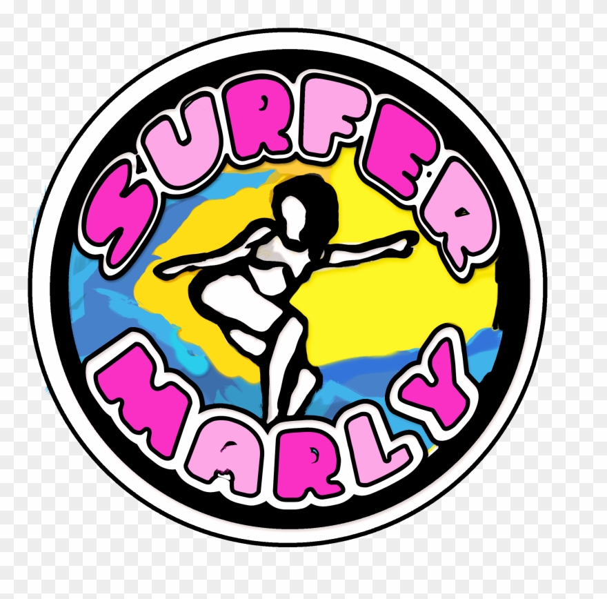 Surfer Marly2-hersteld - Clipart