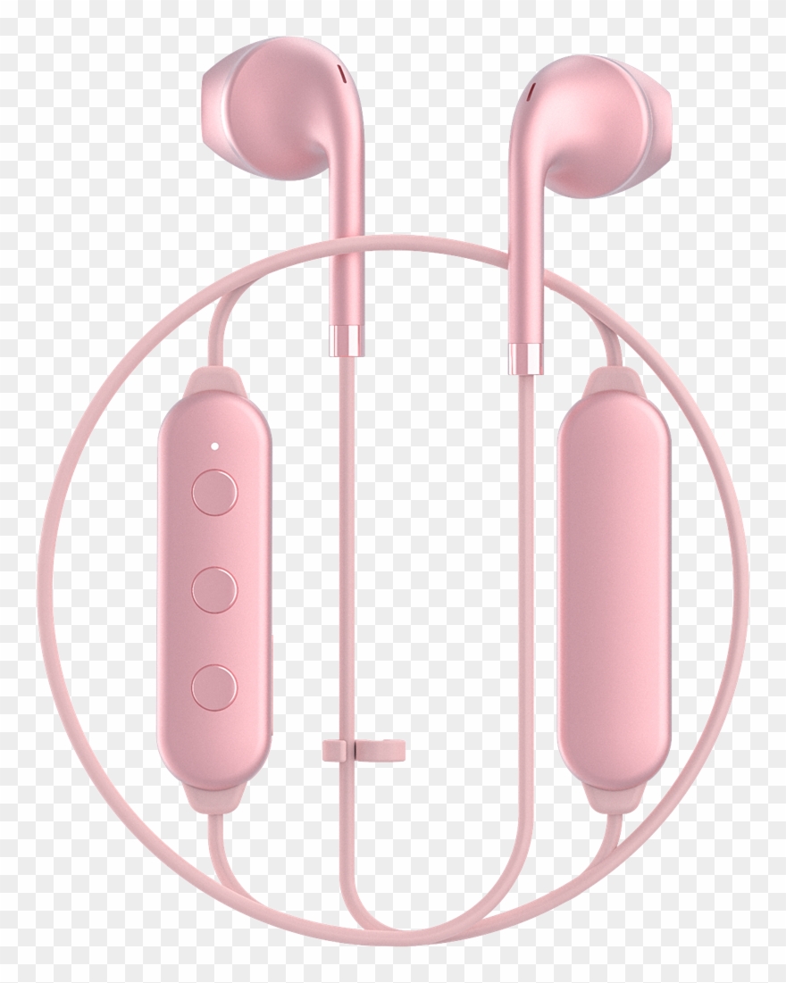 Happy Plugs Earbud Plus Wireless Ii Pink Gold Clipart