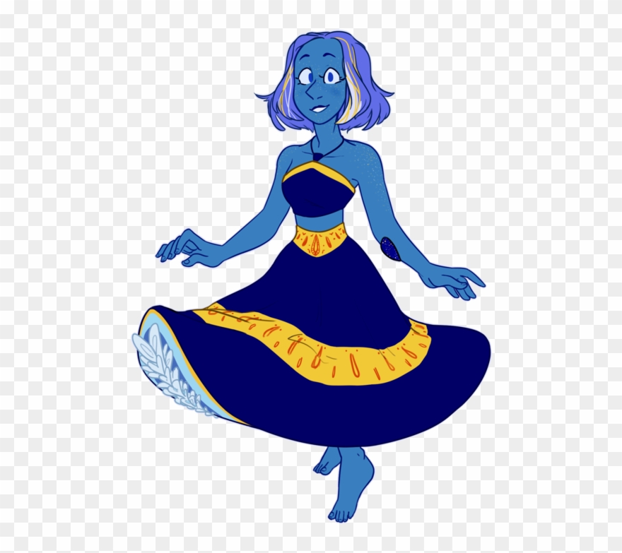 Citrine And Chilean Lapis (she/her) Clipart