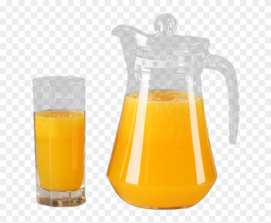 Clip Art Orange Juice Jug - Png Download