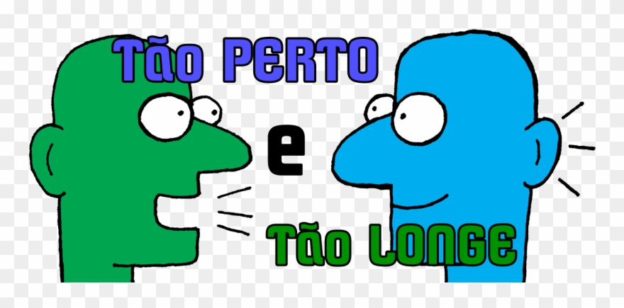Tão Perto E Tão Longe Clipart