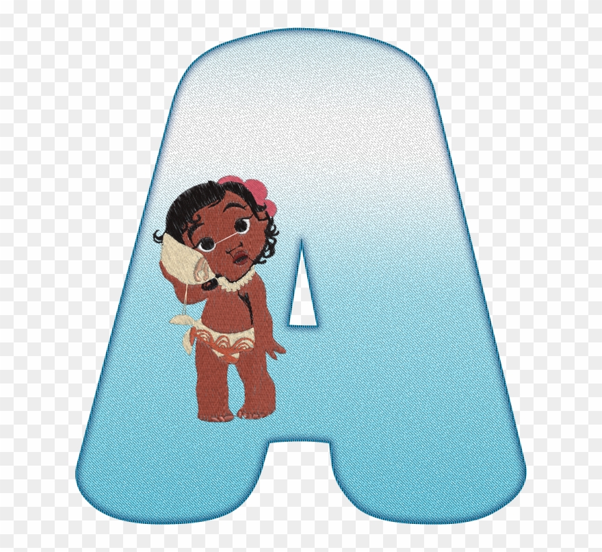 ✿‿de Alfabeto Decorativo Moana Theme, Letters Clipart