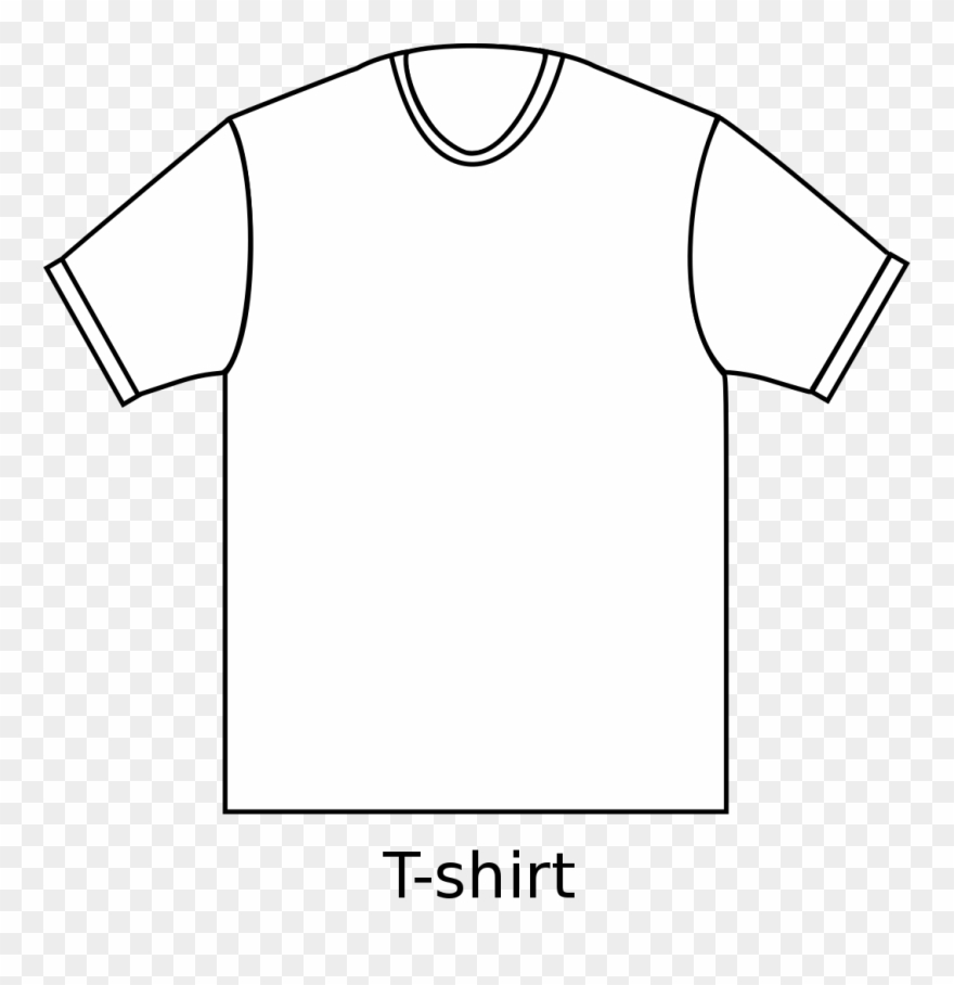 Shirt Type Tshirtsvg Wikimedia Commons Clipart