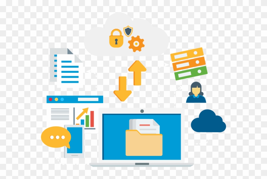Content Cloud Clipart