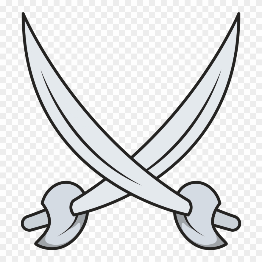Swords Crossing Clip Art - Png Download