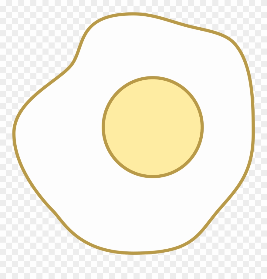 Sunny Side Up Eggs Icon Clipart
