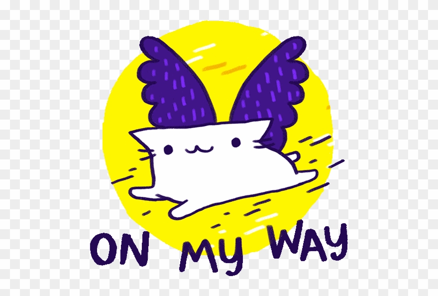 On My Way Clipart