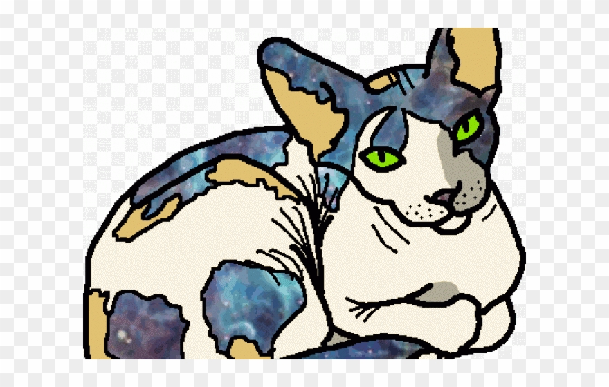 Sphynx Cat Clipart Hairless Cat - Png Download