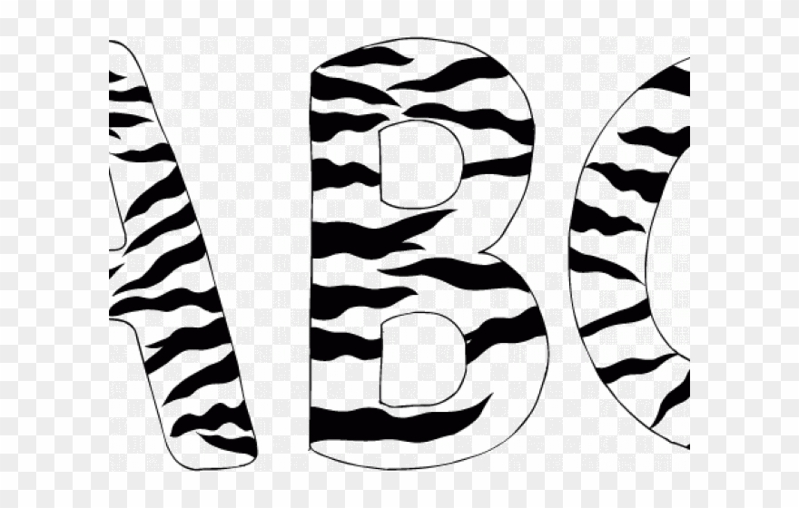 Letter Clipart Animal Print - Png Download