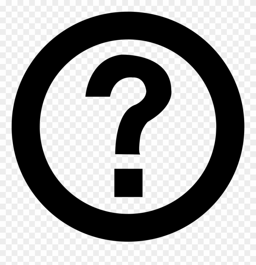 Icon Round Question Mark Clipart